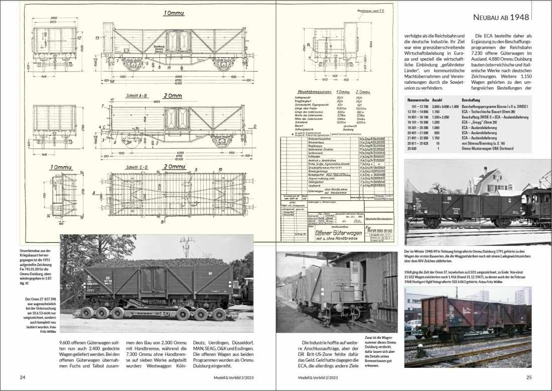 Modell&Vorbild offene Wagen2 Stefan Carstens, Hintergrundinformationen, Modell-B