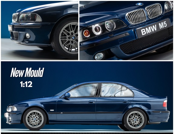 BMW E39 M5 1998 blau 1:12 