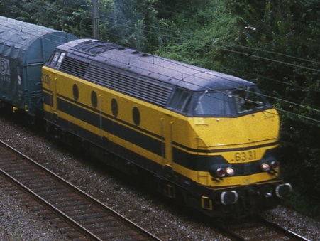 SNCB 6331 gelb/grün Ep.4-5 DC Depot Kinkempois