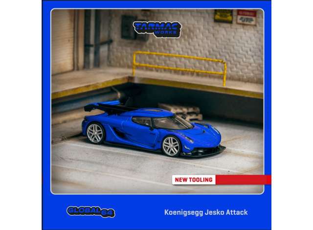 Koenigsegg Jesko blau1:64 