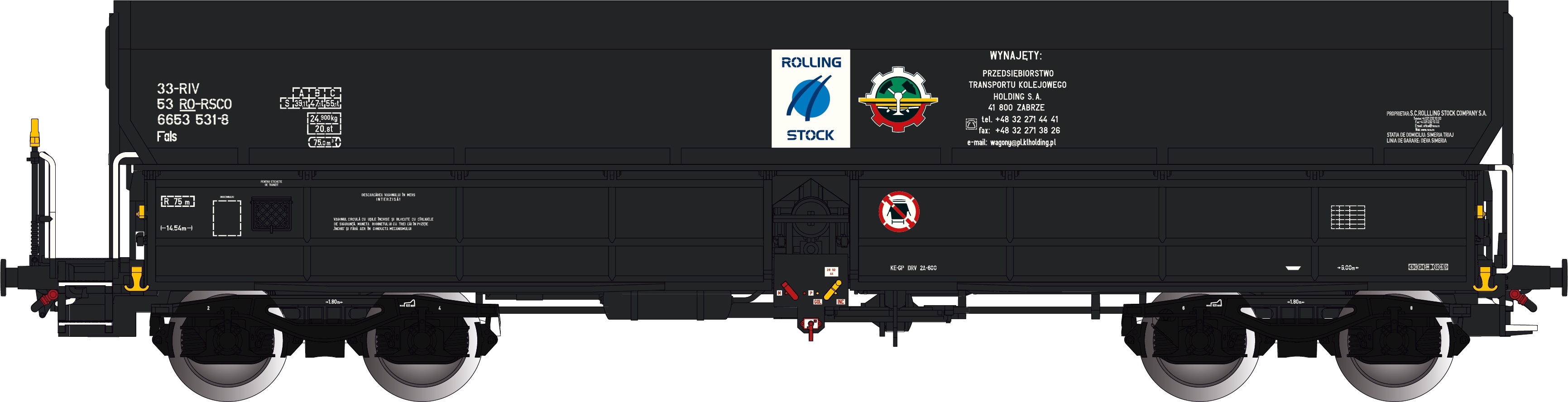 RO-RSCO Selbstentlade-Wagen Epoche 6