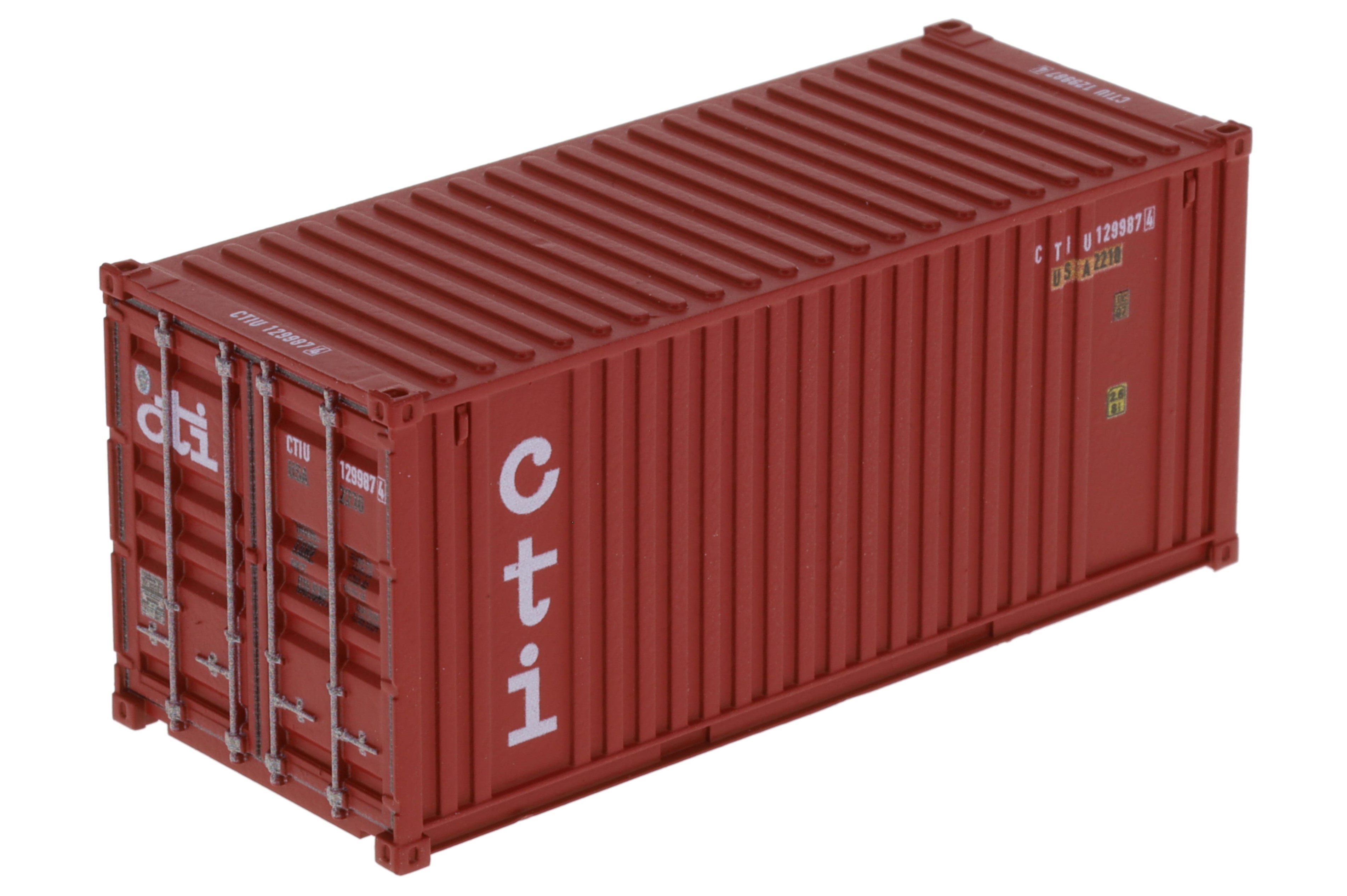Container 20´Flat Panel CTI Behälternummer: CTIU 129987