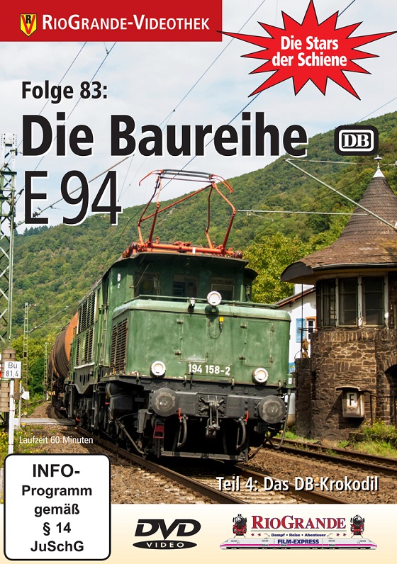 DVD Stars83: Die DB BR E94 Das DB Krokodil Teil 4