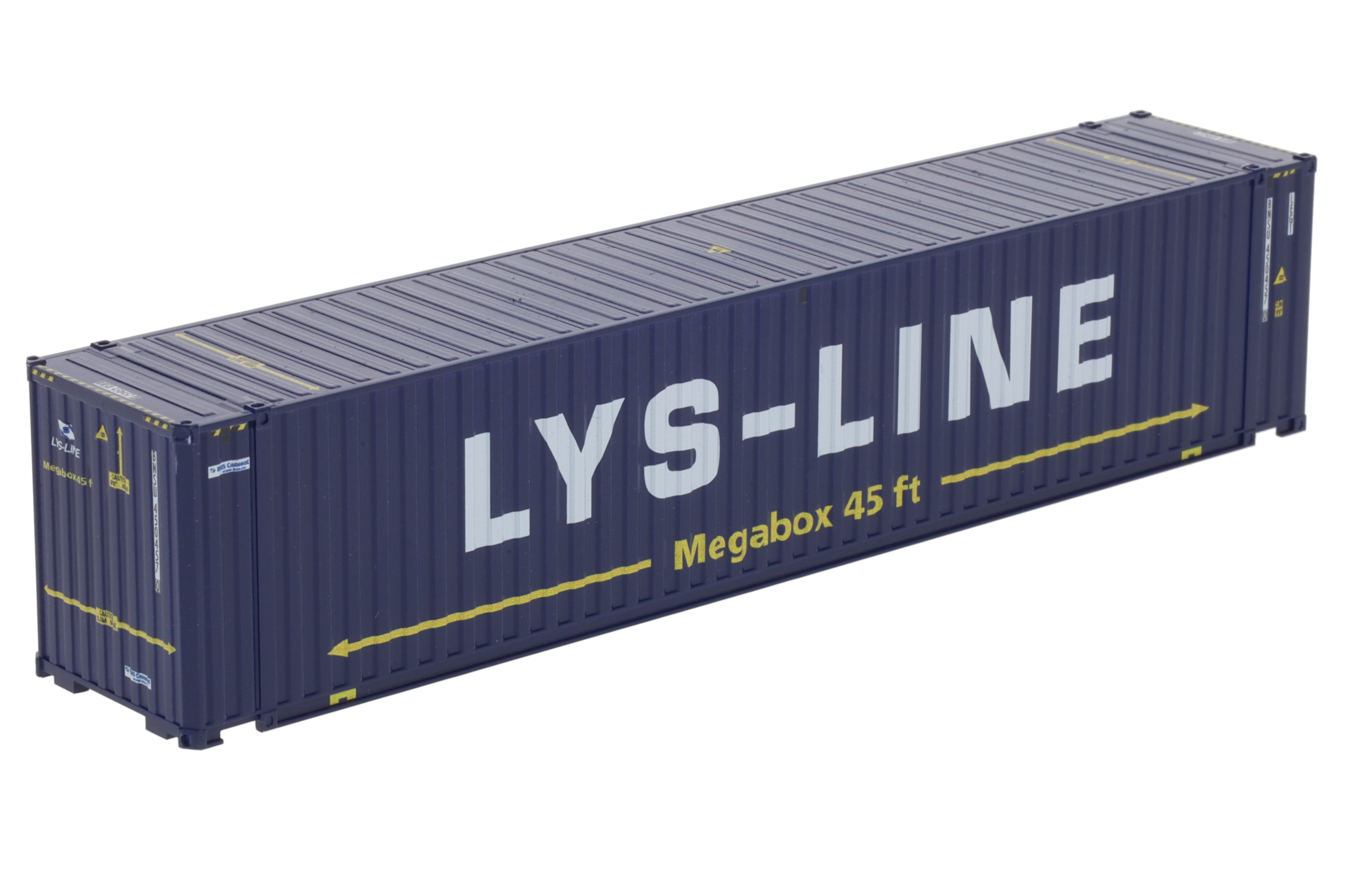 1:87 45´ Container LYS-LINE WB-A HC (Euro), Behälternummer: BNSU 450457