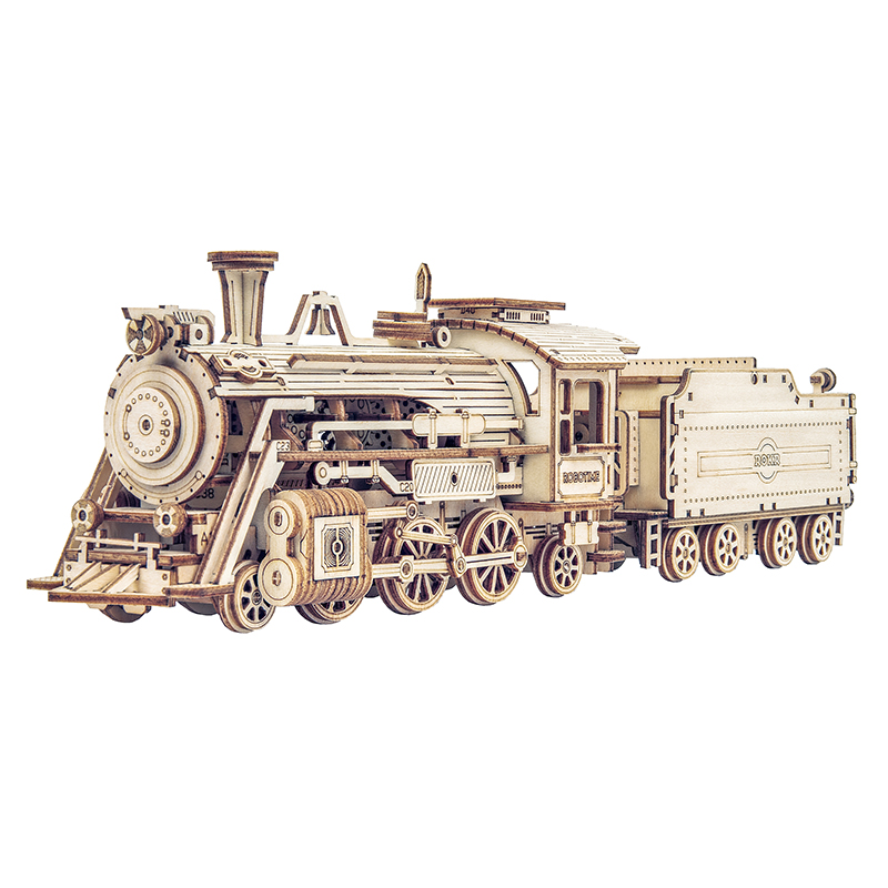 Dampflokomotive 3D Holz Puzzle