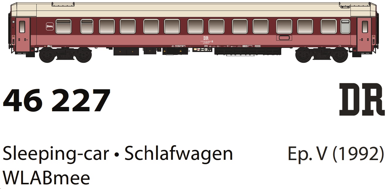 DR Schlafwagen 1./2.Kl. Ep.5 WLABmee Prototyp