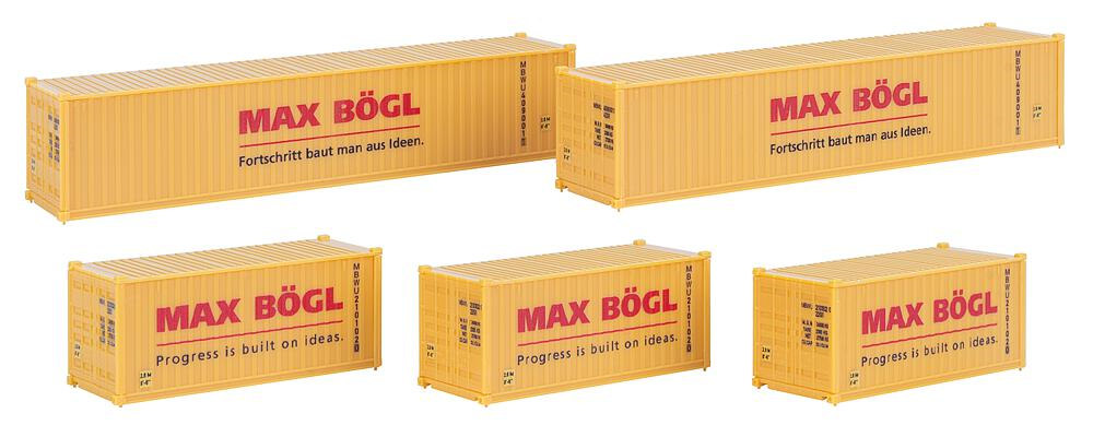 Container Set "Max Bögl" 5-teilig