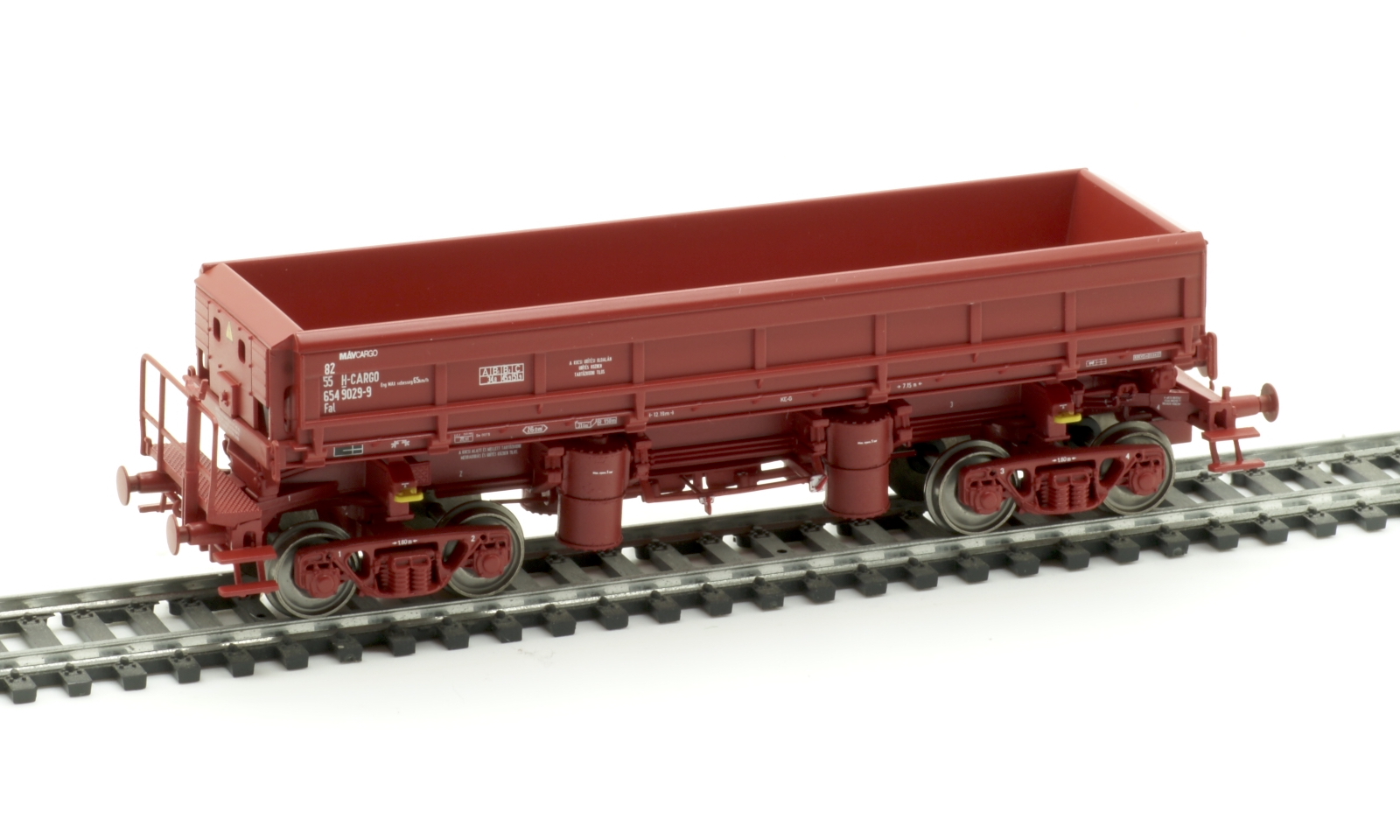 MAV-CARGO Selbstentlade-Wagen braun, Ep.6, 4-achsig, Gattung Fal, Betr.-Nr.: H-CARGO 82 55 654 9029-9