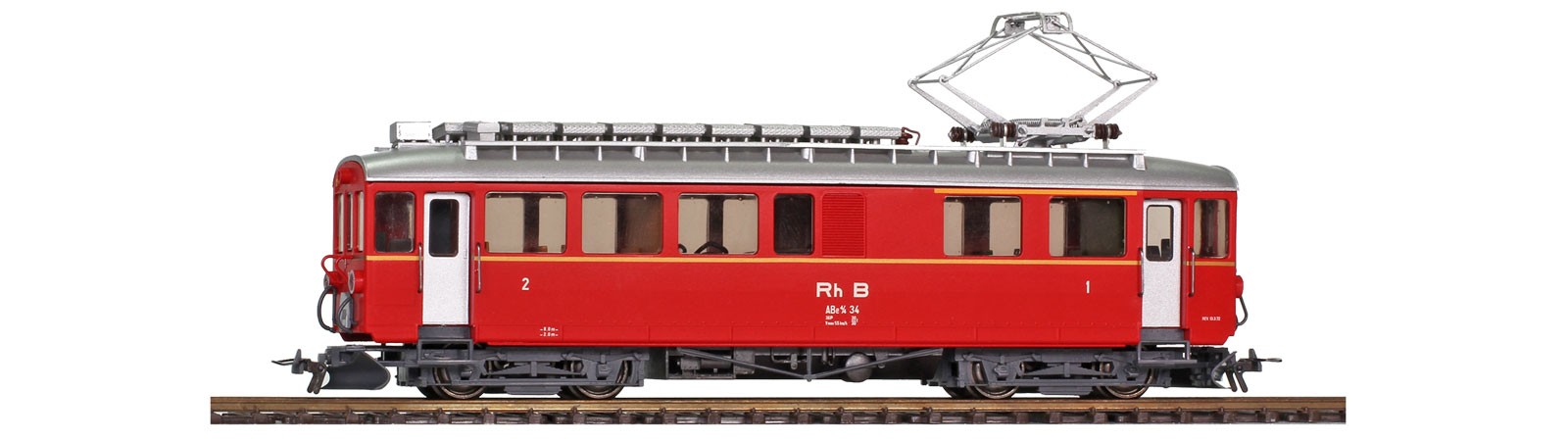 RhB ABe4/4 I 34 rot DCC digit mit SOUND, Bahn-Triebwagen, Ep.3-4