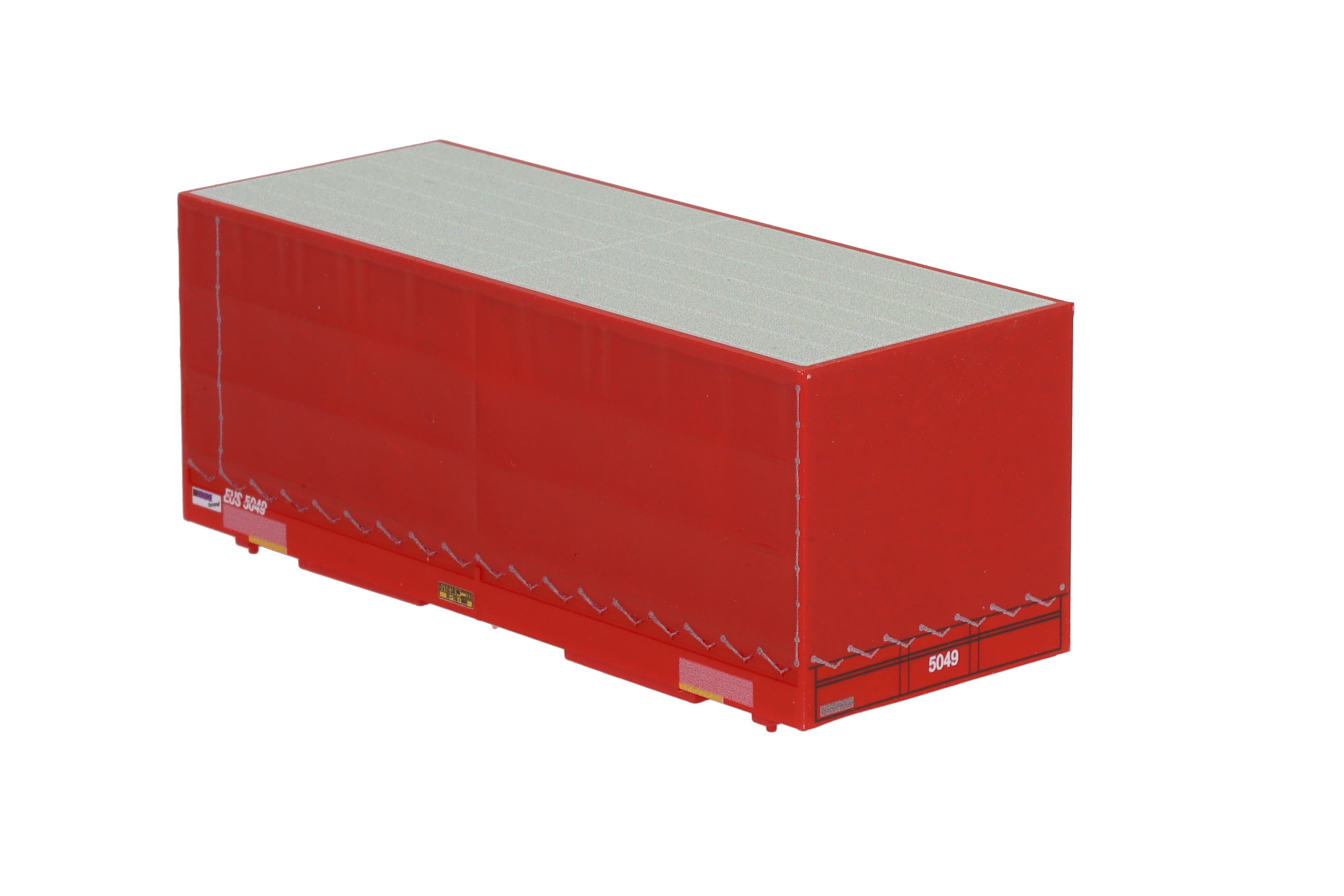 1:87 Container WB-C715 EURO- SHUTTLE, Wechselbehälter WB-C 715 PP Pritsche / Pla