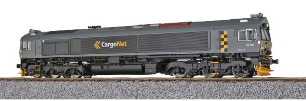 CargoNet Diesellok Class66 Ep.VI DCC/AC Sound mit Rauch